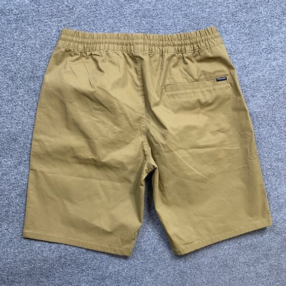 Volcom Shorts Mens S Small Latte Cotton Blend Frickin Modern Stretch Walking - Picture 7 of 14
